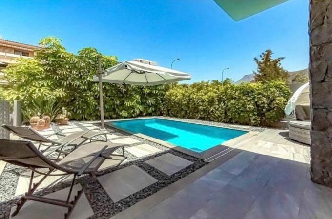Luxury Villa Tropical Private Heated Pool Los Cristianos  Dış mekan fotoğraf